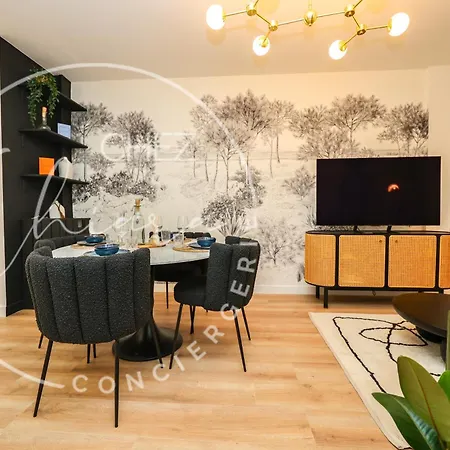 Eiffel Tower Charming And Modern Flat Lägenhet